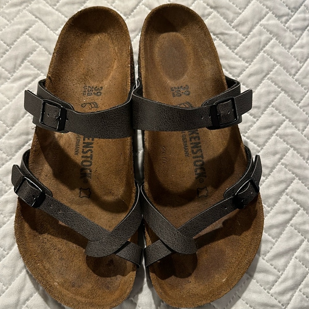 Mayari Birkenstock sandal, Anthracite, women, 39